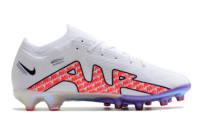 Nike Air Zoom Mercurial Vapor 15 Elite AG Football Boots - White/Pink