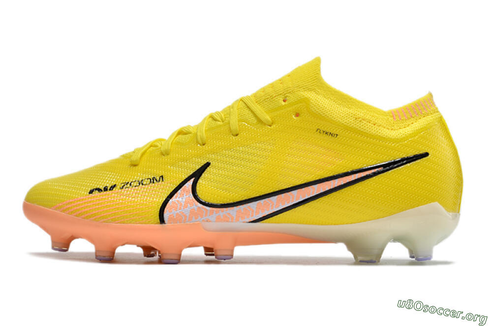 Nike Air Zoom Mercurial Vapor 15 Elite AG Football Boots - Yellow/Pink 3