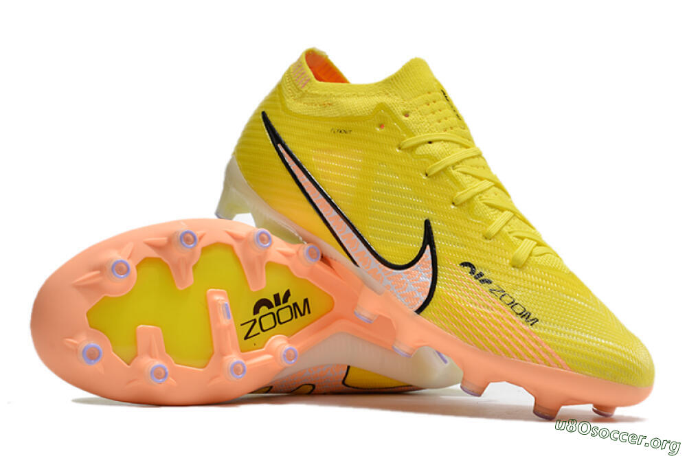 Nike Air Zoom Mercurial Vapor 15 Elite AG Football Boots - Yellow/Pink 0