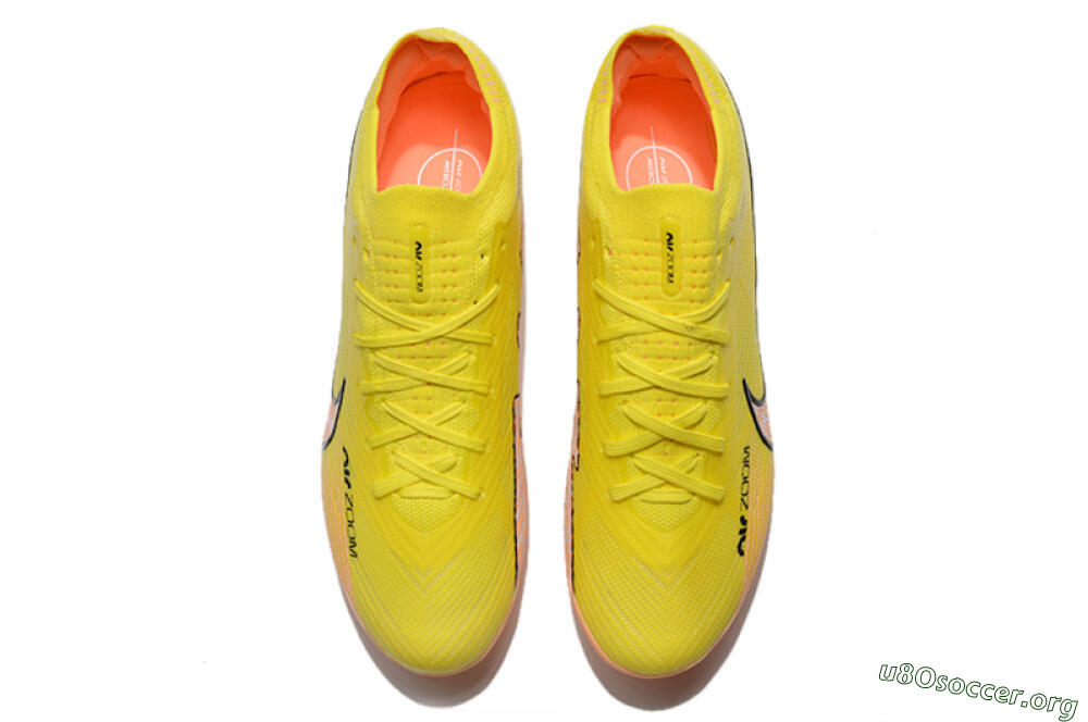 Nike Air Zoom Mercurial Vapor 15 Elite AG Football Boots - Yellow/Pink 4