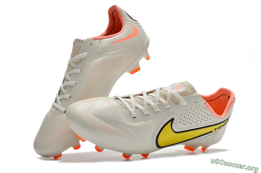 Nike Tiempo Legend 9 Elite FG Football Boots - White/Yellow 6