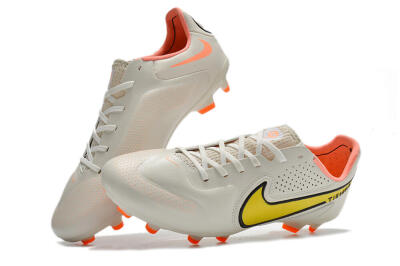 Nike Tiempo Legend 9 Elite FG Football Boots - White/Yellow