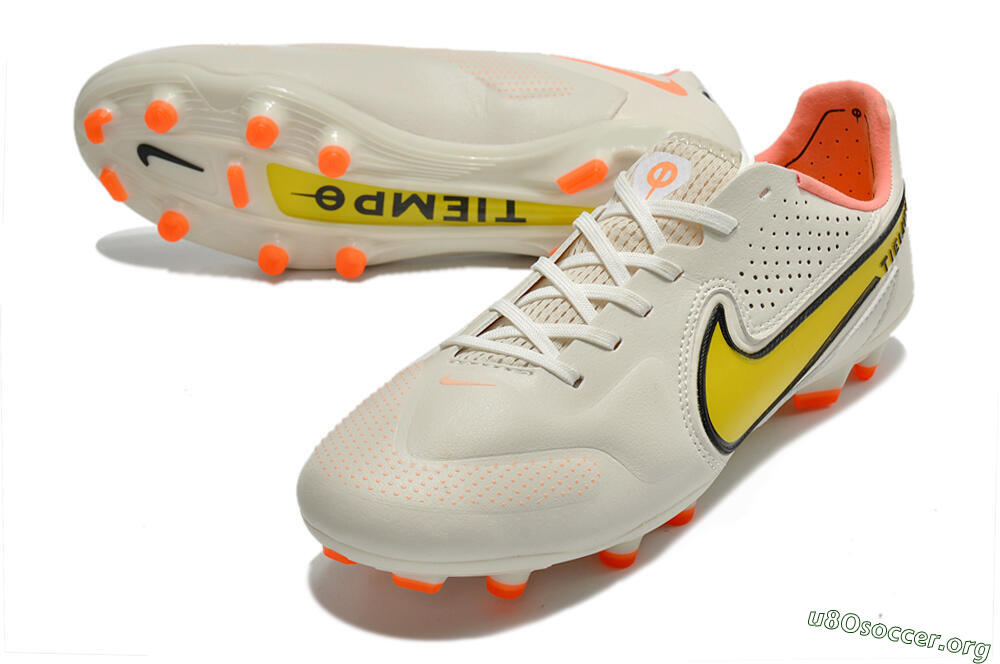 Nike Tiempo Legend 9 Elite FG Football Boots - White/Yellow 0