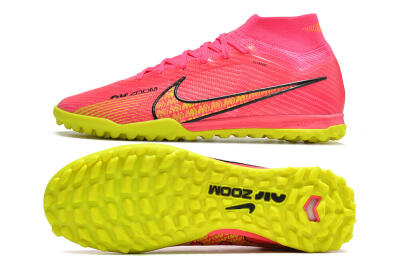 Nike Mercurial Superfly 9 Elite TF Football Shoes - Pink/Yellow