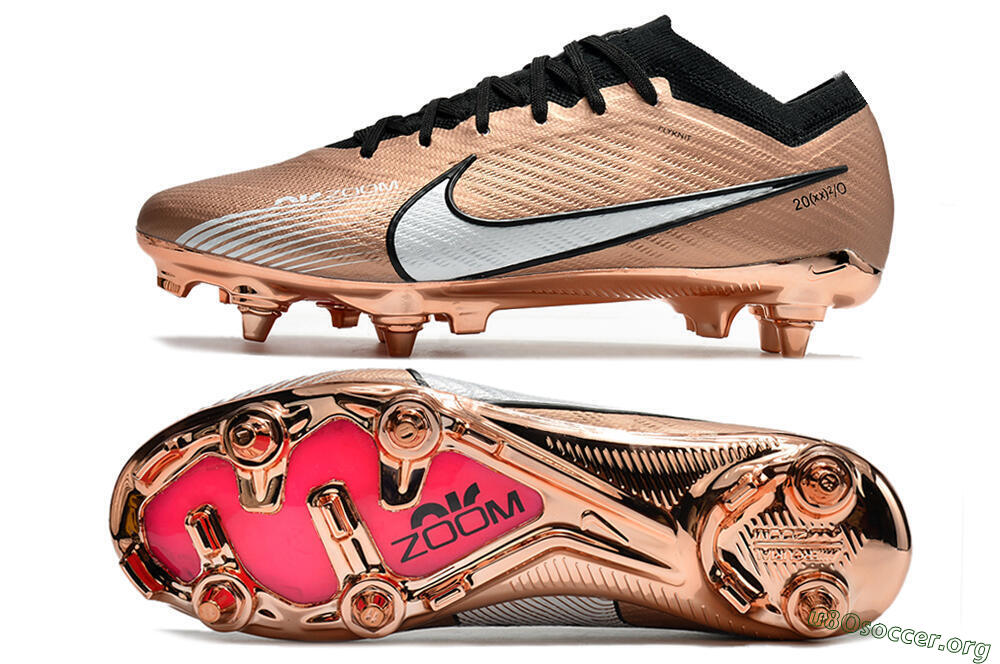 Nike Zoom Mercurial Vapor 15 Elite SG Football Boots - Gold/White 1