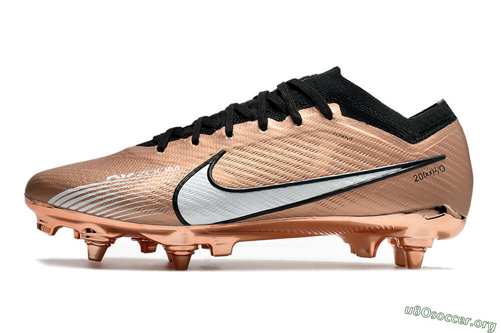 Nike Zoom Mercurial Vapor 15 Elite SG Football Boots - Gold/White 3