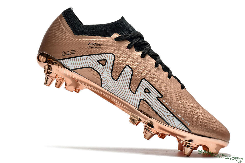 Nike Zoom Mercurial Vapor 15 Elite SG Football Boots - Gold/White 4
