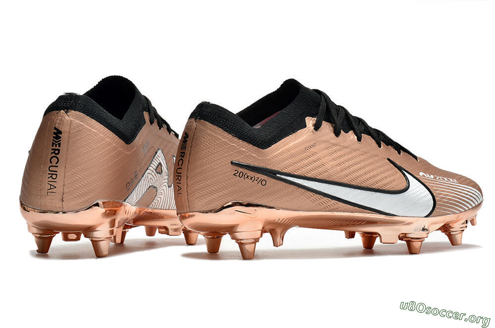 Nike Zoom Mercurial Vapor 15 Elite SG Football Boots - Gold/White 6