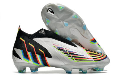 Adidas Predator FIFA World Cup Qatar 2022 Edge+ FG Football Boots - Silver/Black