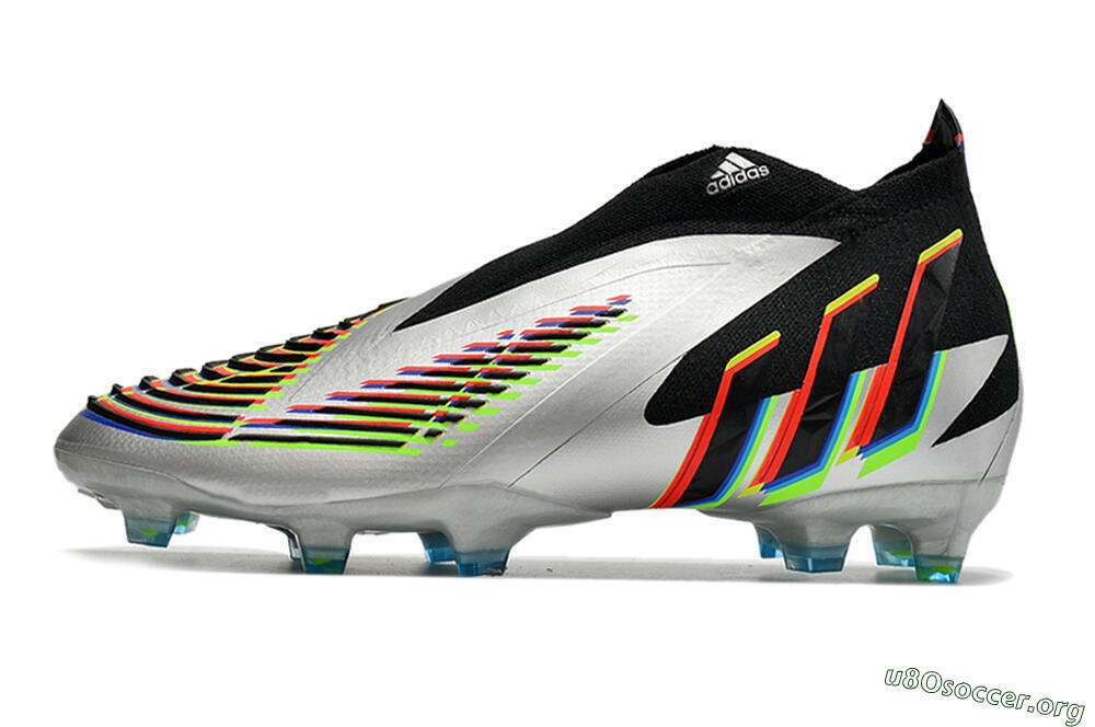 Adidas Predator FIFA World Cup Qatar 2022 Edge+ FG Football Boots - Silver/Black 3