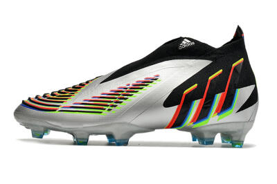 Adidas Predator FIFA World Cup Qatar 2022 Edge+ FG Football Boots - Silver/Black