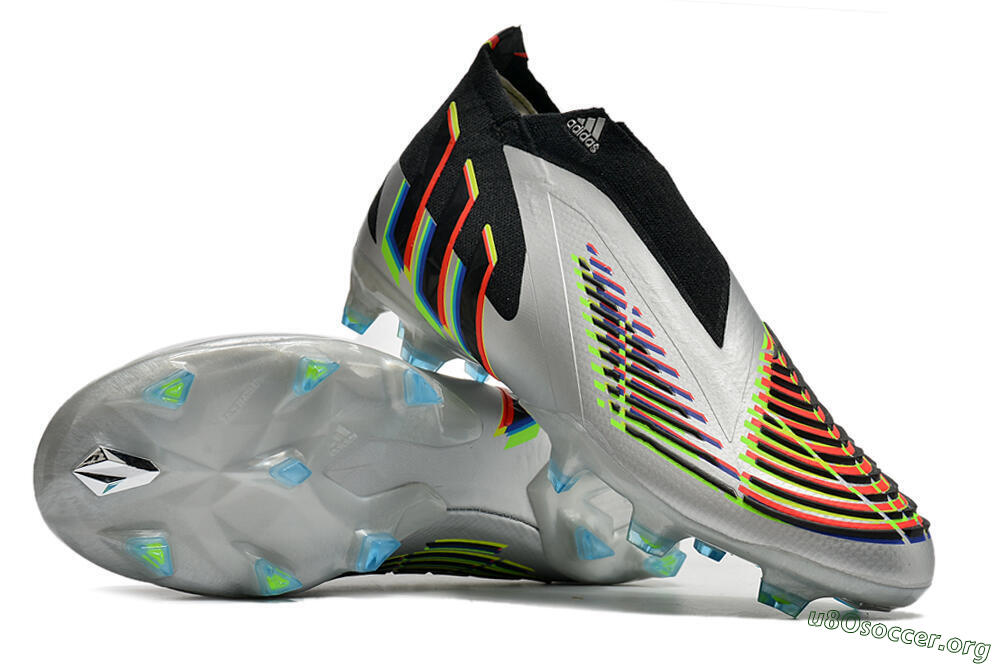 Adidas Predator FIFA World Cup Qatar 2022 Edge+ FG Football Boots - Silver/Black 0