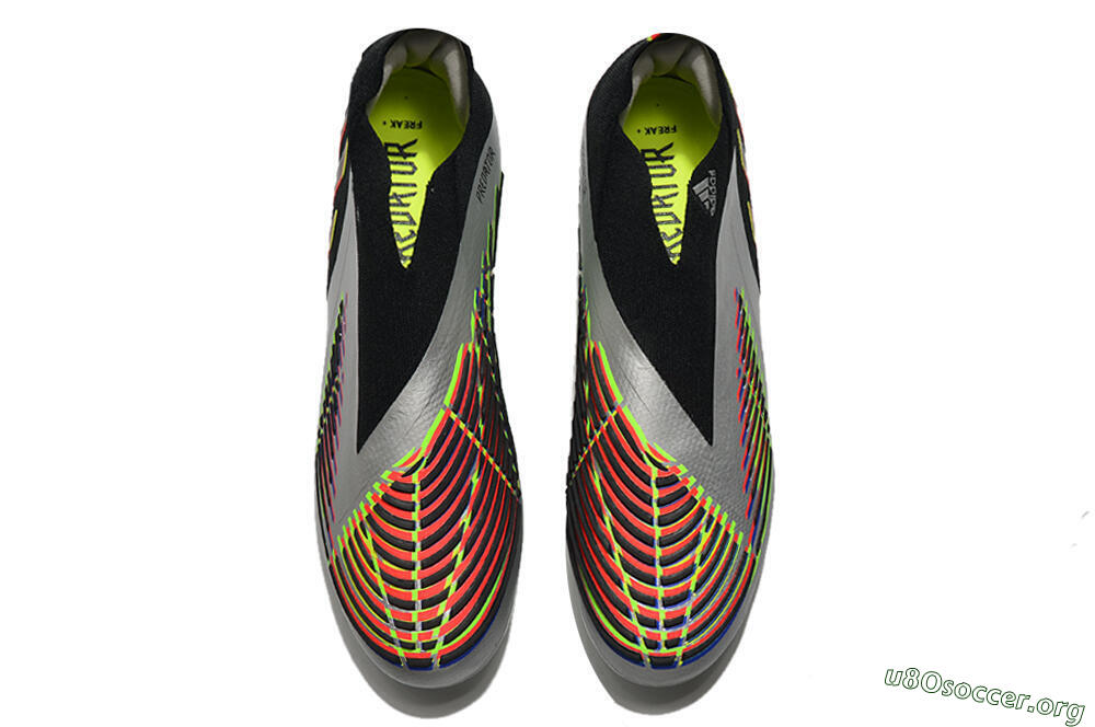 Adidas Predator FIFA World Cup Qatar 2022 Edge+ FG Football Boots - Silver/Black 4