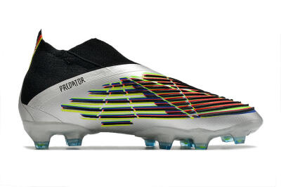 Adidas Predator FIFA World Cup Qatar 2022 Edge+ FG Football Boots - Silver/Black