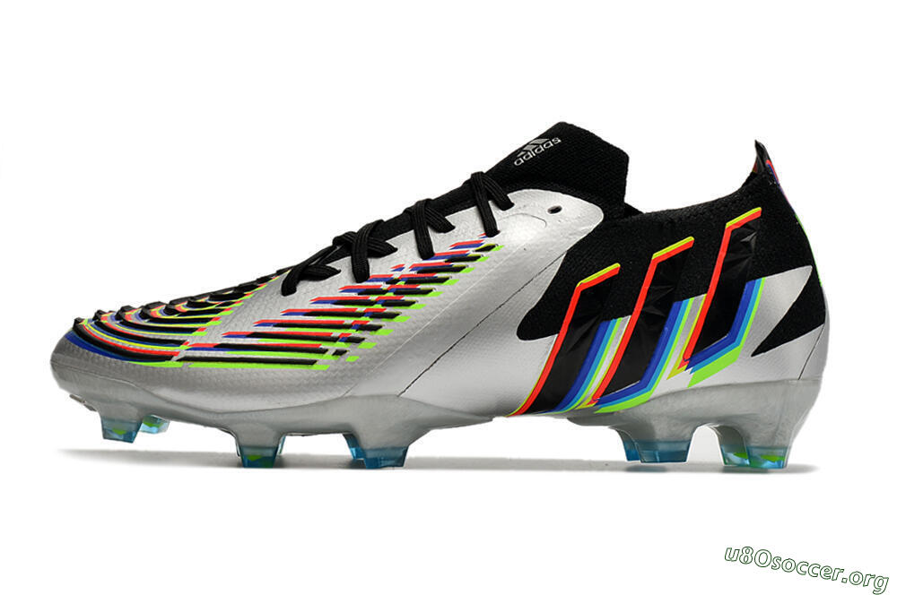 Adidas Predator FIFA World Cup Qatar 2022 Edge+ FG Football Boots - Silver/Black 3