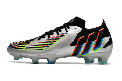 Adidas Predator FIFA World Cup Qatar 2022 Edge+ FG Football Boots - Silver/Black