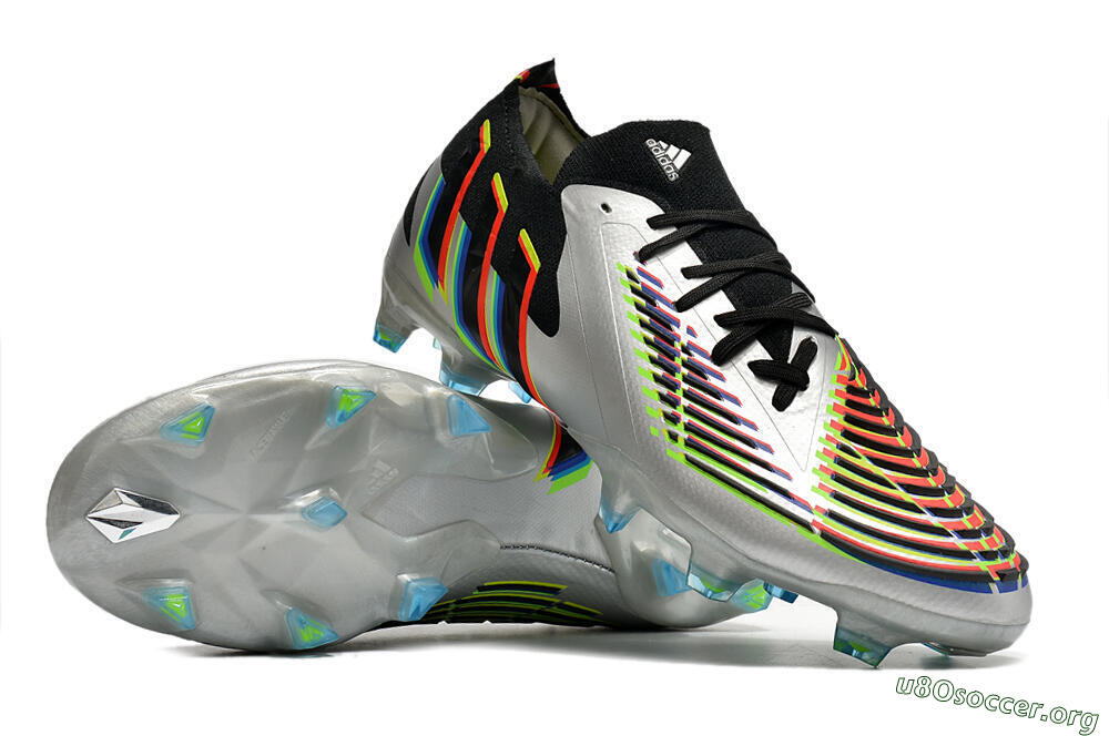 Adidas Predator FIFA World Cup Qatar 2022 Edge+ FG Football Boots - Silver/Black 0