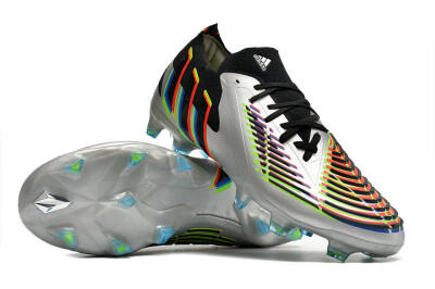Adidas Predator FIFA World Cup Qatar 2022 Edge+ FG Football Boots - Silver/Black