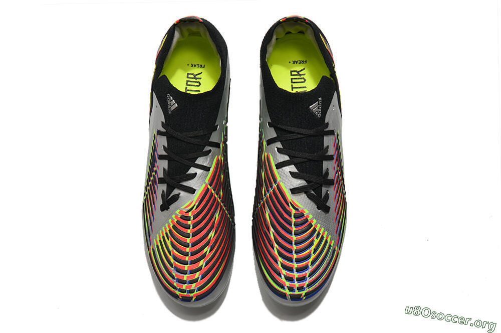Adidas Predator FIFA World Cup Qatar 2022 Edge+ FG Football Boots - Silver/Black 4