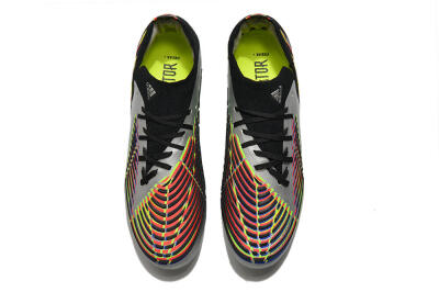 Adidas Predator FIFA World Cup Qatar 2022 Edge+ FG Football Boots - Silver/Black