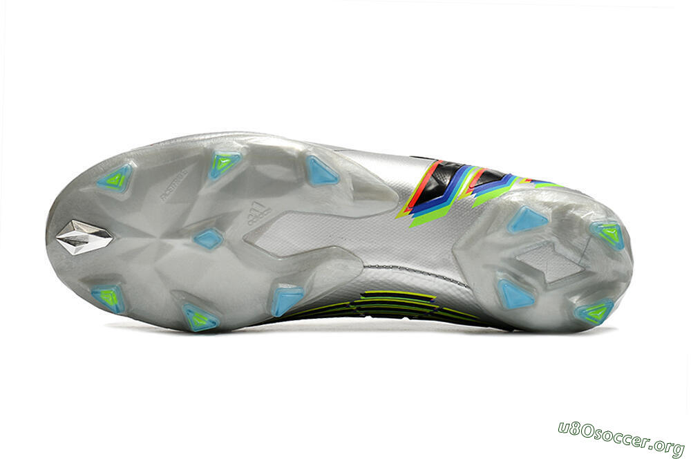 Adidas Predator FIFA World Cup Qatar 2022 Edge+ FG Football Boots - Silver/Black 6