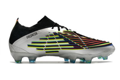 Adidas Predator FIFA World Cup Qatar 2022 Edge+ FG Football Boots - Silver/Black