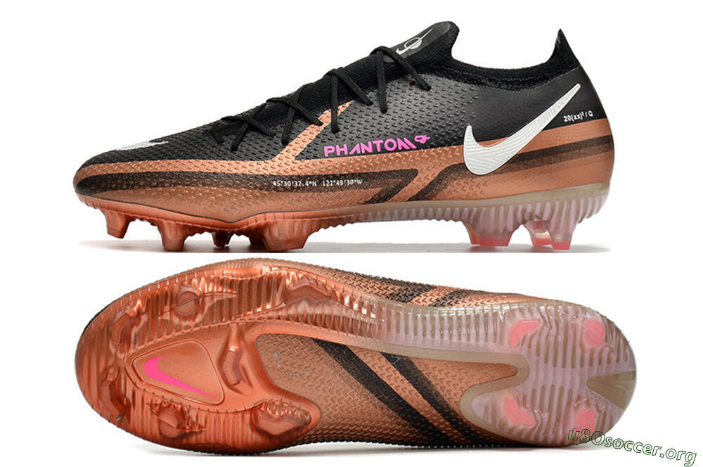 Nike Phantom GT Elite FG Football Boots - Black/Gold/White 1