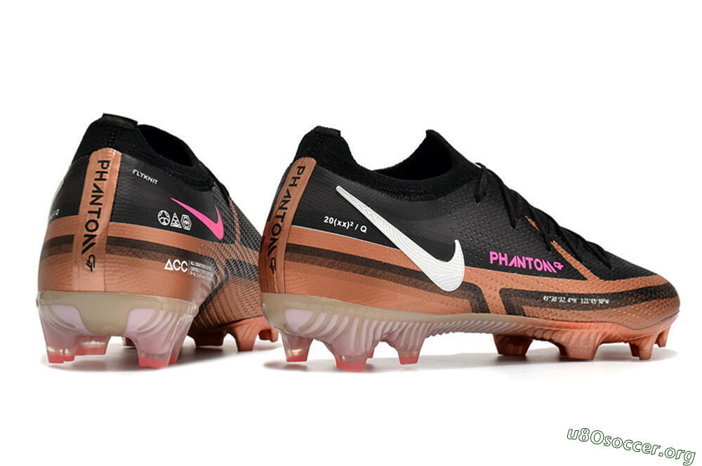 Nike Phantom GT Elite FG Football Boots - Black/Gold/White 9