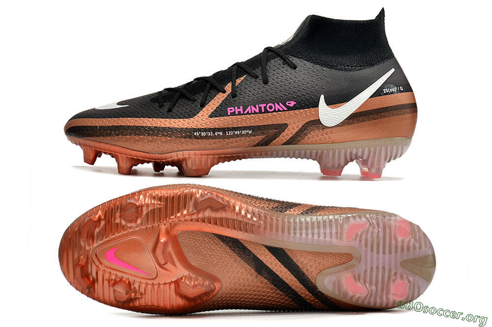 Nike Phantom GT 2 DF Elite FG Football Boots - Black/Gold/White 1