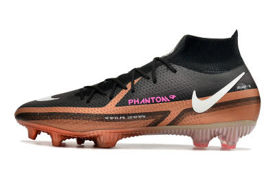 Nike Phantom GT 2 DF Elite FG Football Boots - Black/Gold/White