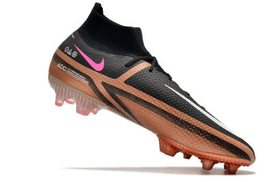 Nike Phantom GT 2 DF Elite FG Football Boots - Black/Gold/White