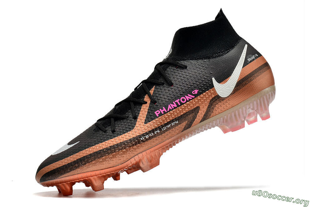 Nike Phantom GT 2 DF Elite FG Football Boots - Black/Gold/White 8