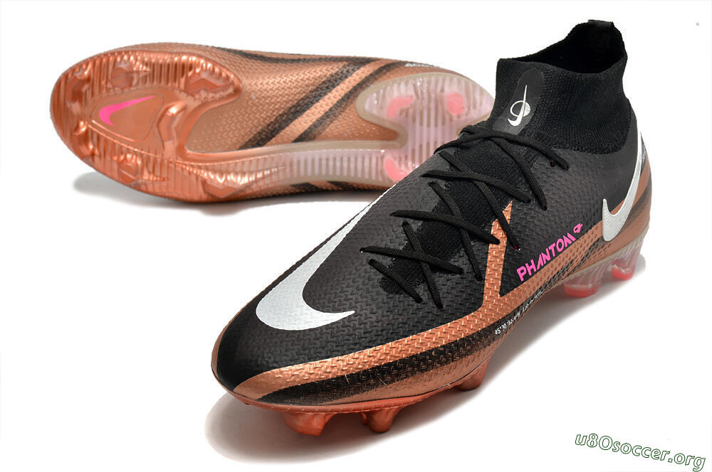 Nike Phantom GT 2 DF Elite FG Football Boots - Black/Gold/White 0