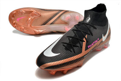 Nike Phantom GT 2 DF Elite FG Football Boots - Black/Gold/White