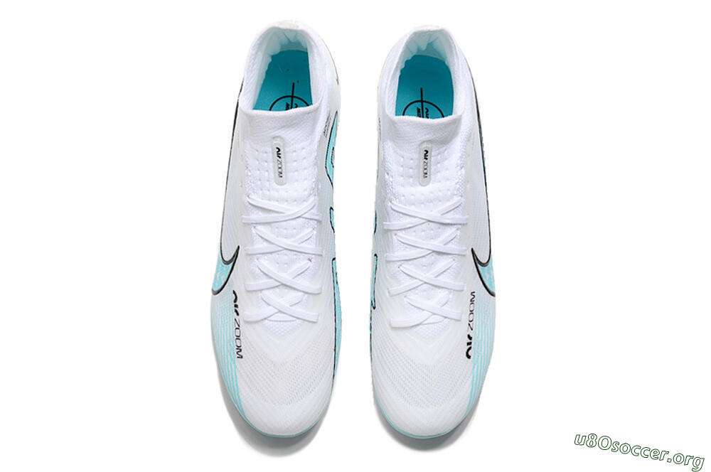 Nike Air Zoom Mercurial Superfly 9 Elite FG Football Boots - White/Blue/Pink 5