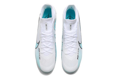 Nike Air Zoom Mercurial Superfly 9 Elite FG Football Boots - White/Blue/Pink