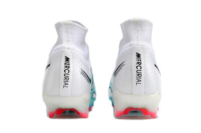 Nike Air Zoom Mercurial Superfly 9 Elite FG Football Boots - White/Blue/Pink