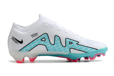Nike Air Zoom Mercurial Vapor 15 Elite FG Football Boots - White/Blue/Pink