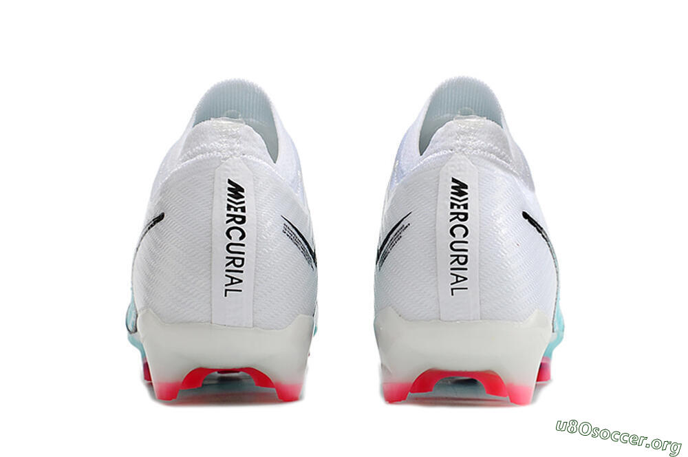 Nike Air Zoom Mercurial Vapor 15 Elite FG Football Boots - White/Blue/Pink 6
