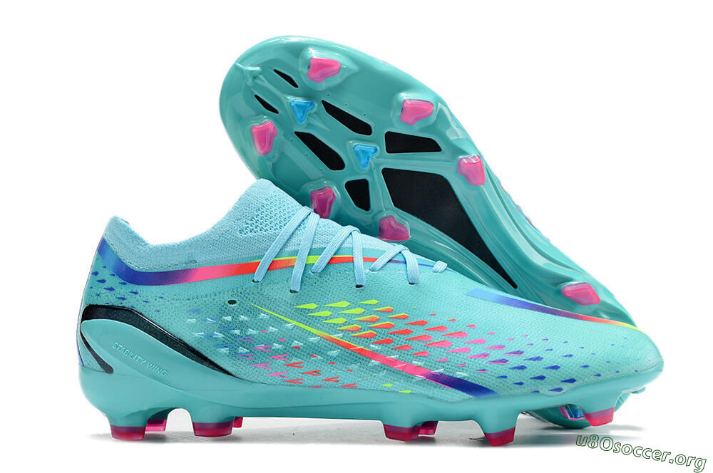 Adidas x Speedportal.1 2022 World Cup Boots FG Football Boots - Blue/Green/Red 2