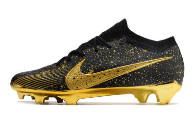 Nike Air Zoom Mercurial Vapor 15 Elite FG Football Boots - Black/Gold