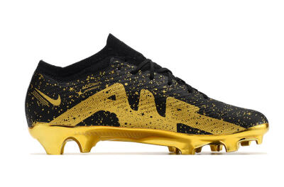 Nike Air Zoom Mercurial Vapor 15 Elite FG Football Boots - Black/Gold