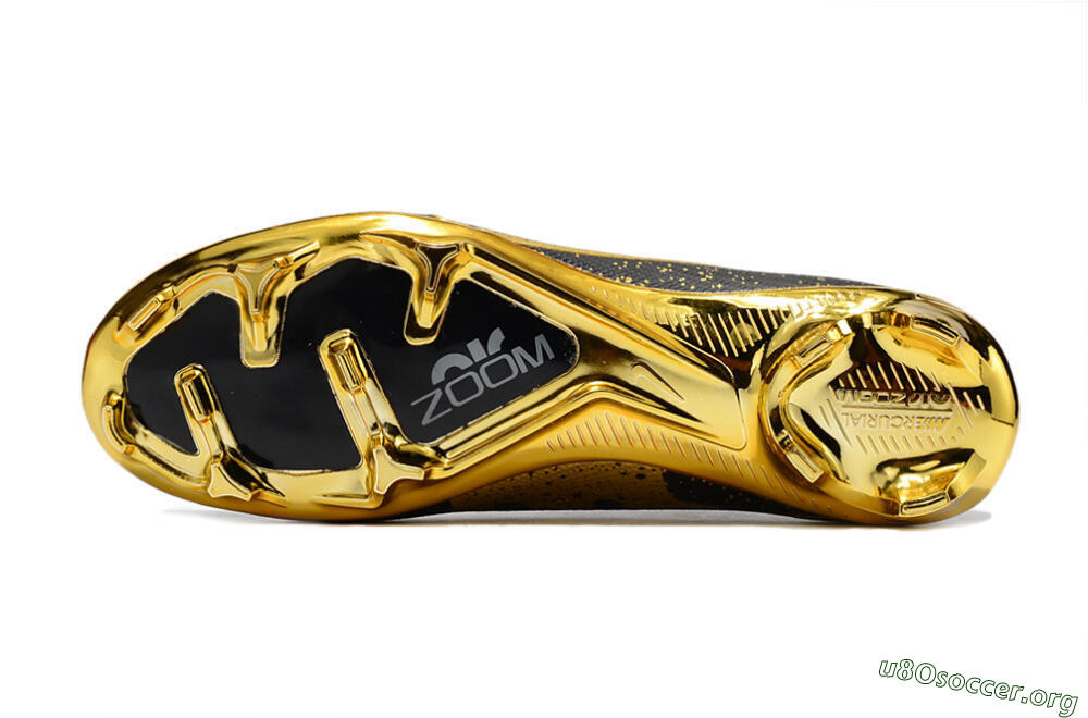 Nike Air Zoom Mercurial Vapor 15 Elite FG Football Boots - Black/Gold 7