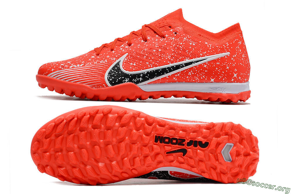 Nike Air Zoom Mercurial Vapor 15 Elidte TF Football Shoes - Red/Black/White 1