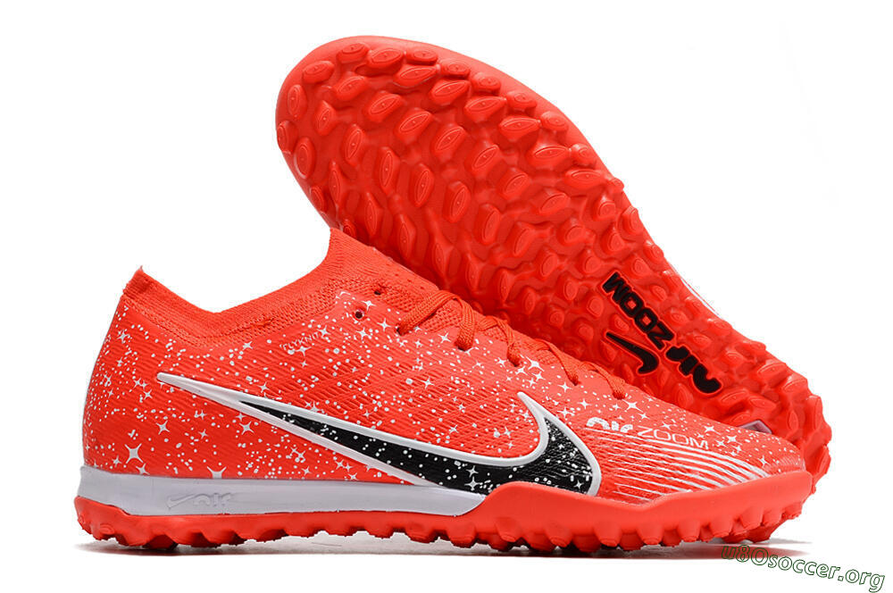 Nike Air Zoom Mercurial Vapor 15 Elidte TF Football Shoes - Red/Black/White 2