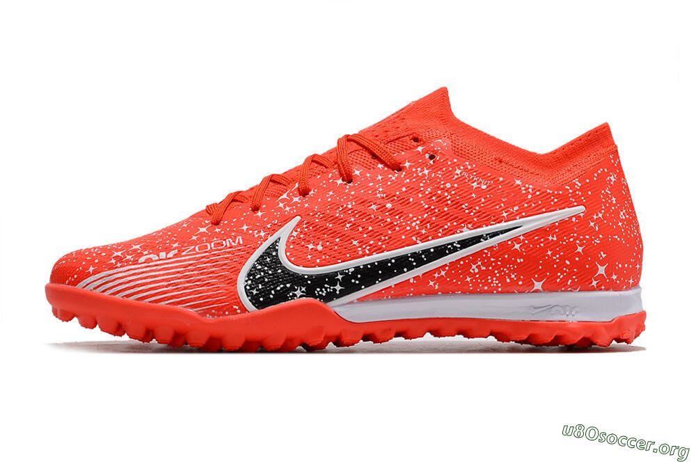Nike Air Zoom Mercurial Vapor 15 Elidte TF Football Shoes - Red/Black/White 3