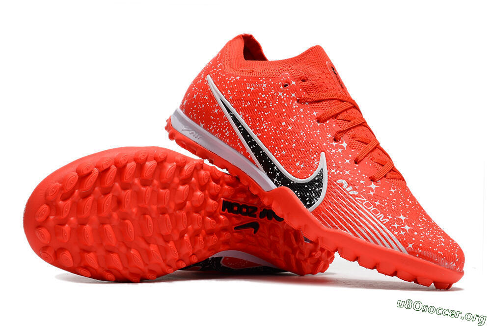 Nike Air Zoom Mercurial Vapor 15 Elidte TF Football Shoes - Red/Black/White 0