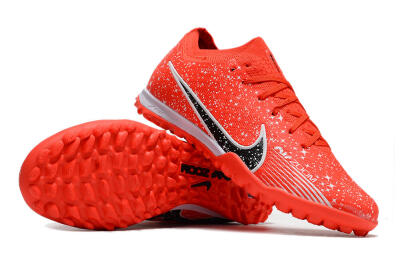 Nike Air Zoom Mercurial Vapor 15 Elidte TF Football Shoes - Red/Black/White