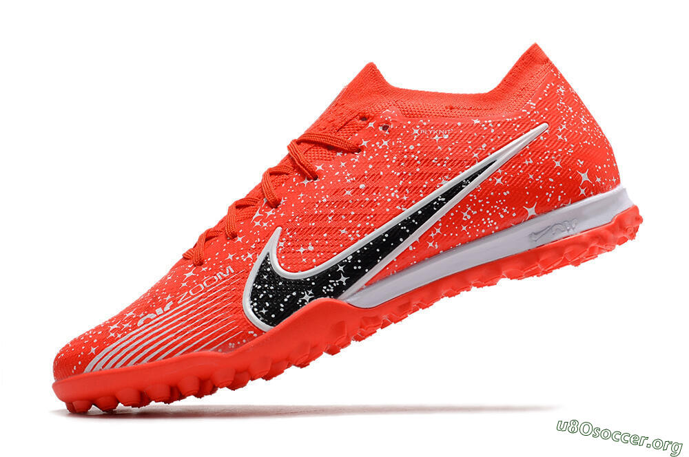 Nike Air Zoom Mercurial Vapor 15 Elidte TF Football Shoes - Red/Black/White 5