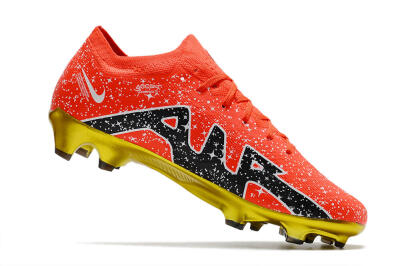 Nike Air Zoom Mercurial Vapor 15 Elite FG Football Boots - Red/Black/White